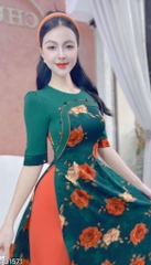 Áo Dài Line Nút Bọc AD1571 (áo lẻ)