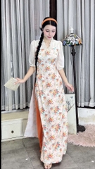 Áo Dài Bông Tuyết Love AD2745 (áo lẻ)