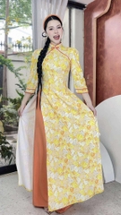 Áo Dài Tam Giác Bow AD1612 (áo lẻ)