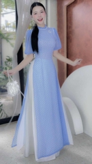 Áo Dài 4T Bướm Nhỏ AD2754 (áo lẻ)