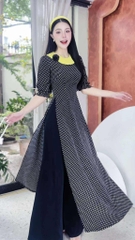 Áo Dài Bi Bánh Dầy AD1586 (áo lẻ)