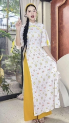 Áo Dài Moon Tay Nơ AD1325 (áo lẻ)