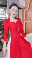 Áo Dài 3T Tằm Kim Cương AD2748 (áo lẻ)