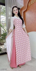 Áo Dài Bông Tuyết Love AD2745 (áo lẻ)