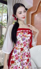 Áo Dài Tiểu Hoa Đán AD2815 (áo lẻ)