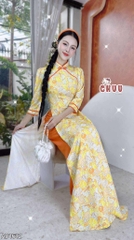 Áo Dài Tam Giác Bow AD1612 (áo lẻ)