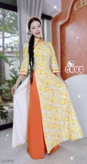 Áo Dài Tam Giác Bow AD1612 (áo lẻ)
