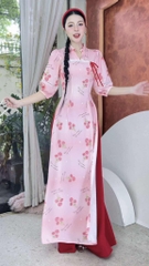 Áo Dài Cổ YY Ren AD1415 (áo lẻ)