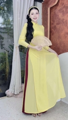Áo Dài Chiffon Tay Bồng 4T AD1326 (áo lẻ)