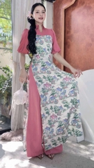 Áo Dài Cổ Bánh Gai AD2855 (áo lẻ)