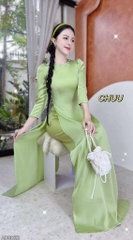 Áo Dài TL Cổ Tròn Ngọc (áo lẻ)