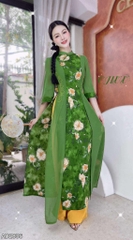 Áo Dài 3T Đóa Liên Hoa AD2836 (áo lẻ)