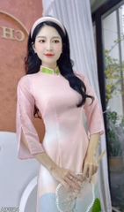 Áo Dài Tay Xẻ Cánh Đồng AD1324 (áo lẻ)