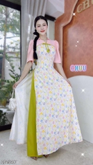 Áo Dài Cành Liễu Dòng Sông AD1540 (áo lẻ)