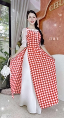 Áo Dài Đình Cổ Tích AD2850 (áo lẻ)