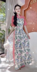 Áo Dài Cổ Bánh Gai AD2855 (áo lẻ)