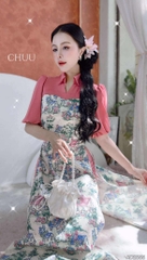 Áo Dài Cổ Bánh Gai AD2855 (áo lẻ)