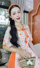 Áo Dài Viên Mộng 4T AD1621 (áo lẻ)