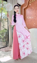 Áo Dài Chiếc Nơ To AD2862 (áo lẻ)