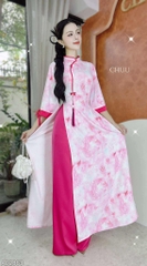 Áo Dài Giấc Mơ Trưa+PK AD2863 (áo lẻ)