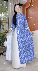 Áo Dài Giấc Mơ Trưa+PK AD2863 (áo lẻ)