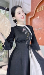 Áo Dài 2T+ Đồi Hoa Bay AD2904 (áo lẻ)