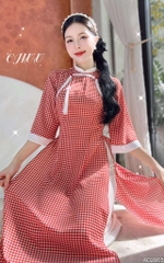 Áo Dài Thượng Hải+PK AD2865 (áo lẻ)