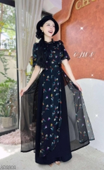 Áo Dài Đàn Bầu 4T AD2802 (áo lẻ)