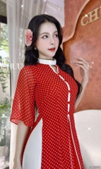 Áo Dài 4T Trân Châu Bi AD2882 (áo lẻ)
