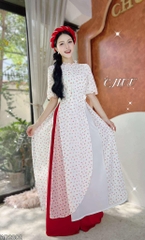 Áo Dài Đàn Bầu 4T AD2802 (áo lẻ)