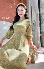 Áo Dài Cây Cầu Gỗ AD2881 (áo lẻ)