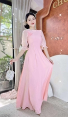 Áo Dài Mg Bướm Lưới Kim AD2712 (áo lẻ)