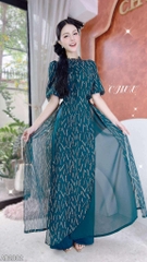 Áo Dài Đàn Bầu 4T AD2802 (áo lẻ)