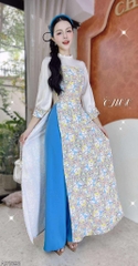 Áo Dài Cổ Li Gấu Thỏ AD1598 (áo lẻ)