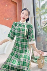 Áo Dài Thượng Hải+PK AD2865 (áo lẻ)