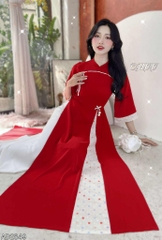 Áo Dài 3T Cheri Quế AD2849 (áo lẻ)