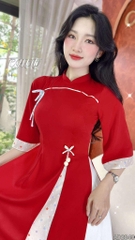 Áo Dài 3T Cheri Quế AD2849 (áo lẻ)