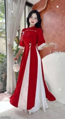 Áo Dài 3T Cheri Quế AD2849 (áo lẻ)