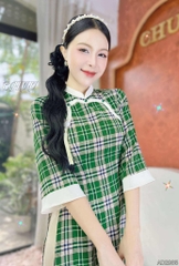 Áo Dài Thượng Hải+PK AD2865 (áo lẻ)