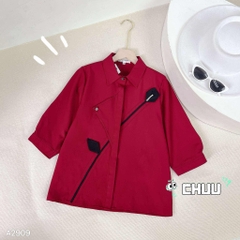 Áo Sơ Mi Hoa Xéo A2909