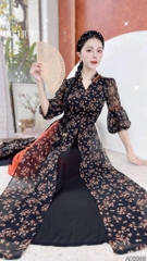 Áo Dài 3T Đèn Hội An AD2885 (áo lẻ)