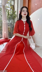 Áo Dài 4T Trân Châu Bi AD2882 (áo lẻ)