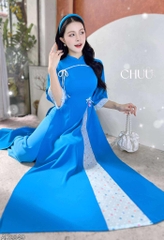 Áo Dài 3T Cheri Quế AD2849 (áo lẻ)