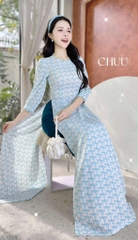 Áo Dài Cây Cầu Gỗ AD2881 (áo lẻ)