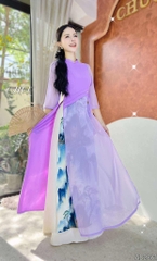 Áo Dài 3T Cây Đại Thụ+PK AD2861 (áo lẻ)