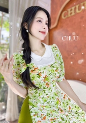 Áo Dài Ren Tuyết Bi+PK AD2876 (áo lẻ)