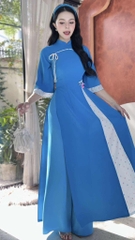Áo Dài 3T Cheri Quế AD2849 (áo lẻ)