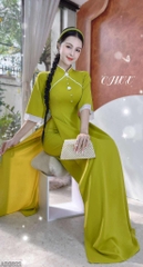 Áo Dài Hoa Giọt Sương AD2822 (áo lẻ)