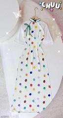 Áo Dài Cổ Line Color AD2810 (áo lẻ)