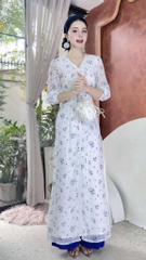 Áo Dài 4T Hoa Hồng Chun AD2897 (áo lẻ)